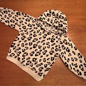 Zara Kids Leopard Print Hoodie